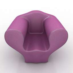 3D Armchair preview