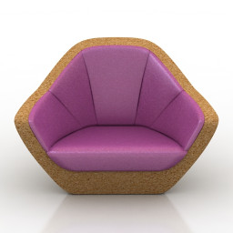 3D Armchair preview