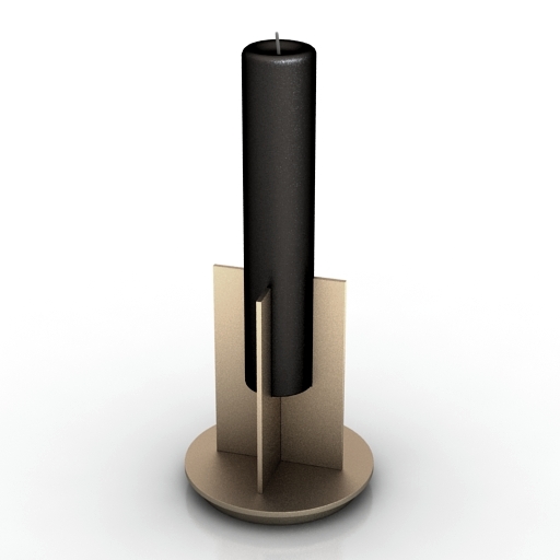 Candle 3D model large preview