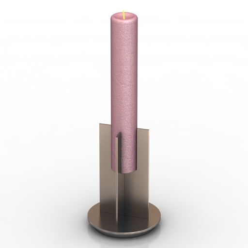 Candle 3D model large preview