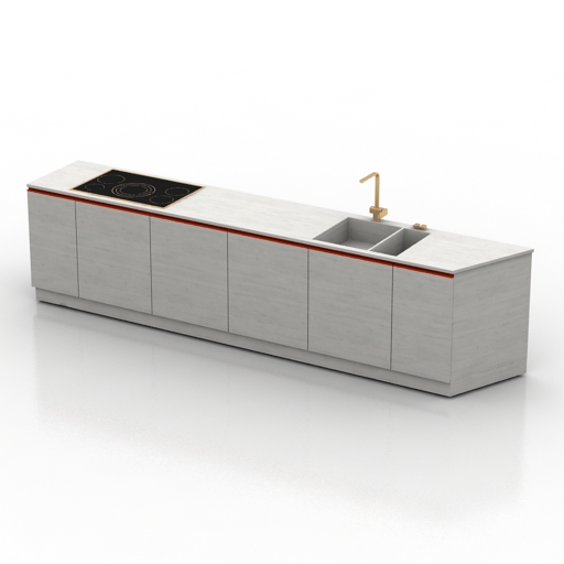 kitchen 2ds 3D Model Preview #157cf28b