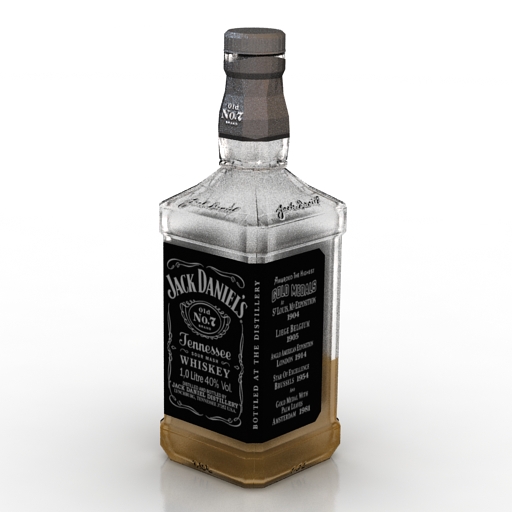 Bottle 3D model large preview