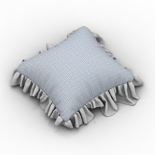 Pillow 3D model large preview