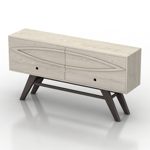 locker mash fineobjects commode 3D Model Preview #e2bb1dd7