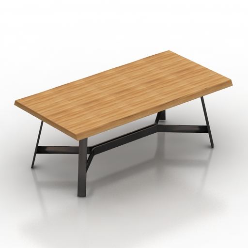 Table 3D model large preview