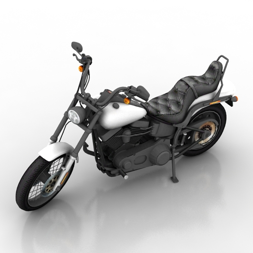 Motorcycle 3D model large preview