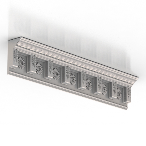 cornice cls part middle 3D Model Preview #4d42fe77