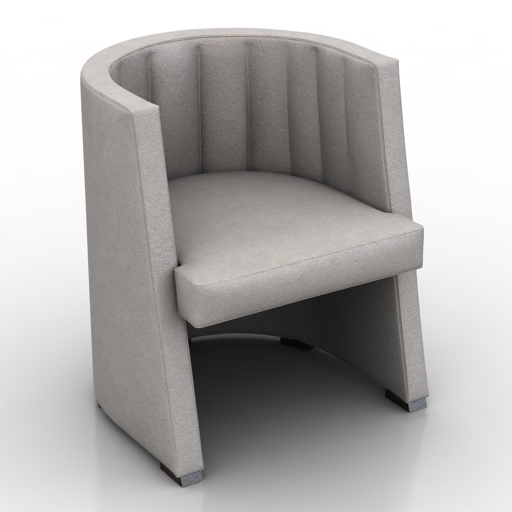 Armchair 3D model large preview