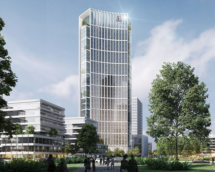 Sinopec Free Trade Building, Haikou, China