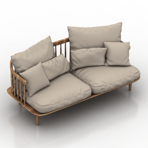 Sofa 3D model large preview