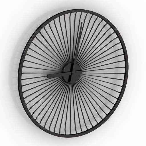 Clock 3D model large preview