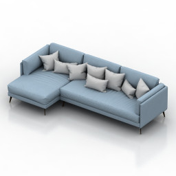 3D Sofa preview