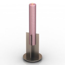 3D Candle preview