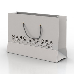 3D Paper bag preview