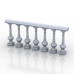 3D Balustrade preview
