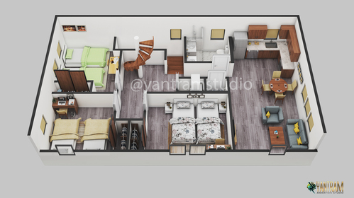 Architectural Home Design — Yantram Animation Studio (USA) — New York, United States