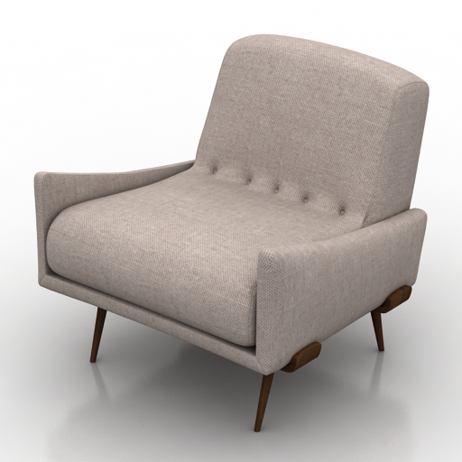 armchair modern 3D Model Preview #05c604f3