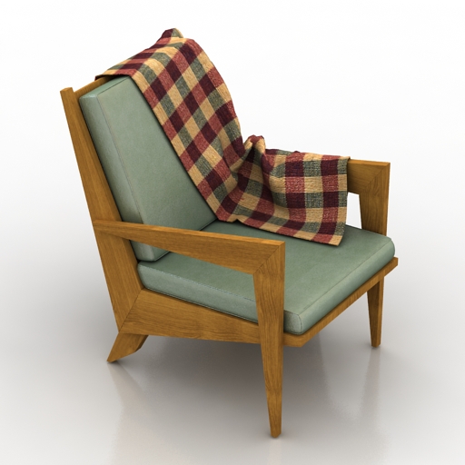 Armchair 3D model large preview