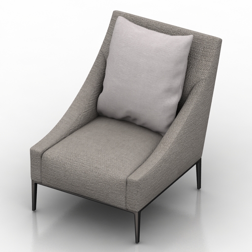 Armchair 3D model large preview