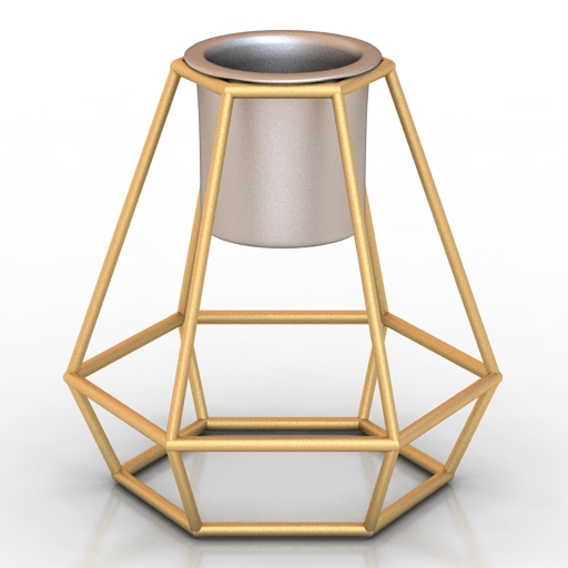 Candlestick 3D model large preview
