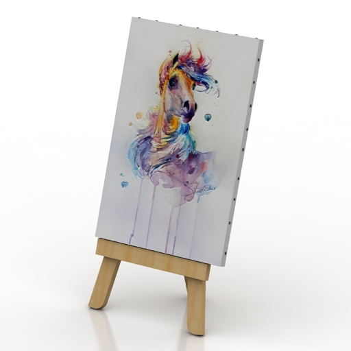 easel - 3D Model Preview #b8658639