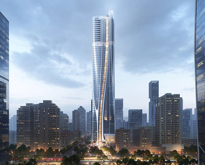 Shenzhen Bagualing Industrial Park by Aedas, Shenzhen, China