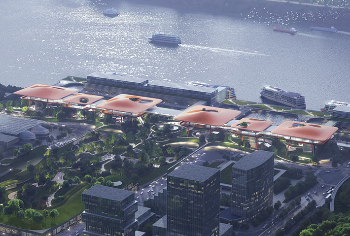 Cuntan International Cruise Center, Chongqing, China