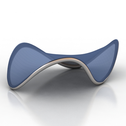 seat zanotta fly lounge 3D Model Preview #2501e94d