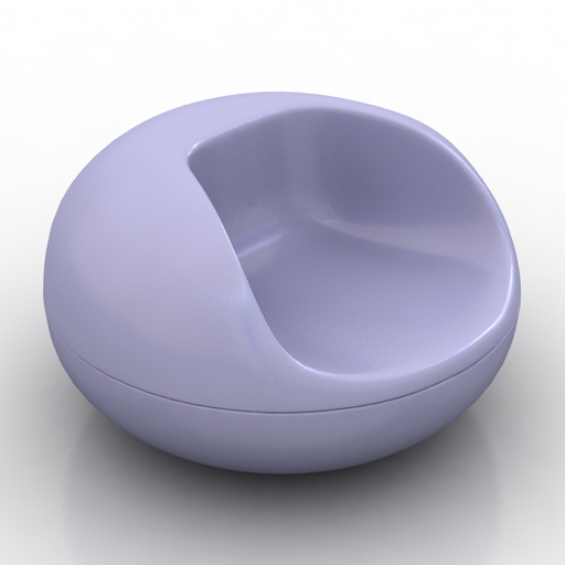 armchair pastil chair by eero aarnio 1967 3D Model Preview #a242e44d