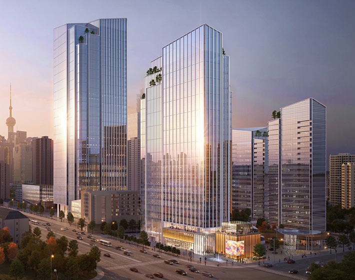 Shanghai Lujiazui Roncheng Changy by Goettsch Partners, China