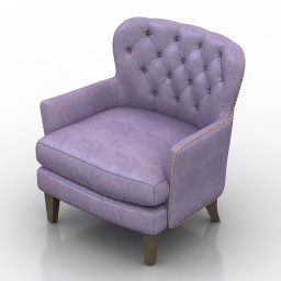 3D Armchair preview