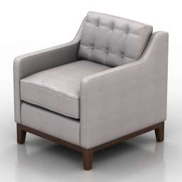 3D Armchair preview