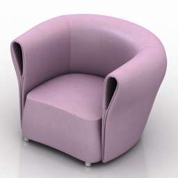 3D Armchair preview