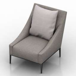 3D Armchair preview