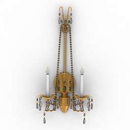 3D Sconce preview