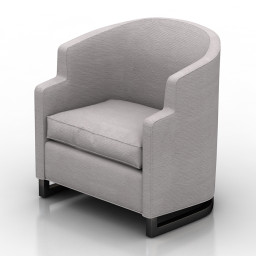 3D Armchair preview