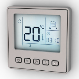 3D Digital Thermostat preview