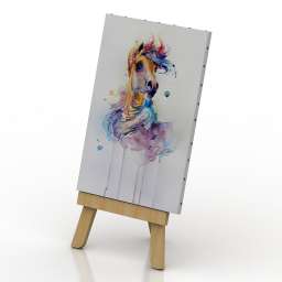 3D Easel preview