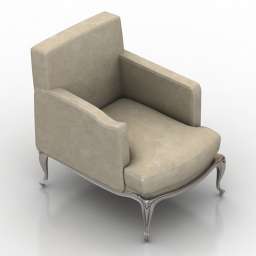 3D Armchair preview