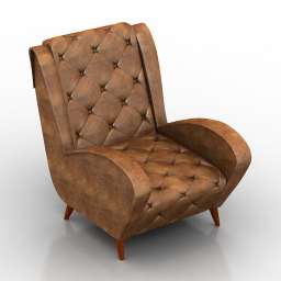 3D Armchair preview