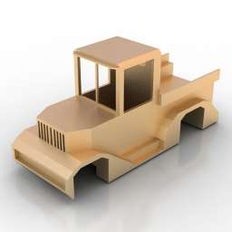 3D Truck pickup preview