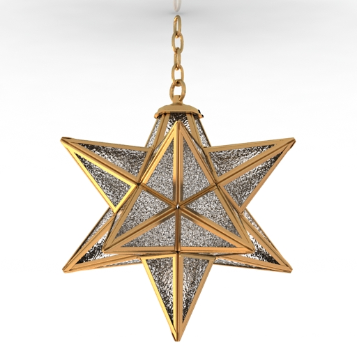 luster star effervescent chandelier 3D Model Preview #c0eaab59