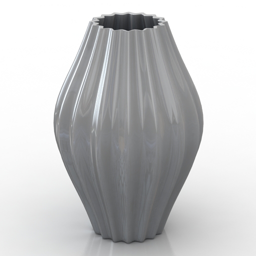 vase grey 3D Model Preview #17357898