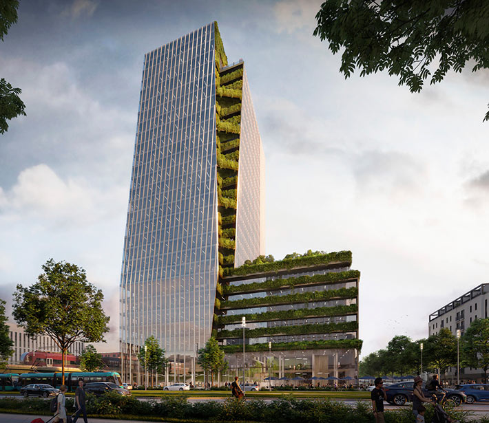NION Tower by UNStudio, Frankfurt, Germany