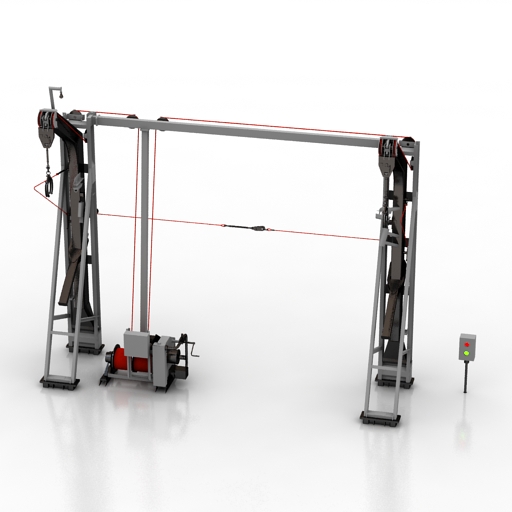 Crane 3D model large preview