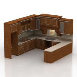3D Kitchen preview