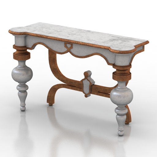 console cyan design lacroix 3D Model Preview #714bc316