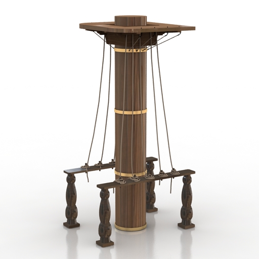 mast decor 3D Model Preview #f1895480