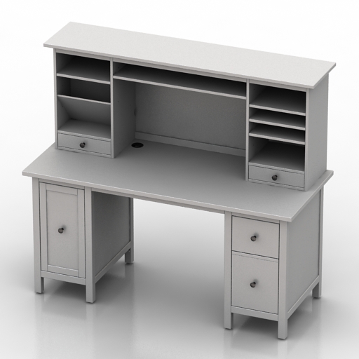 table ikea hemnes desk 3D Model Preview #11e7b5b5
