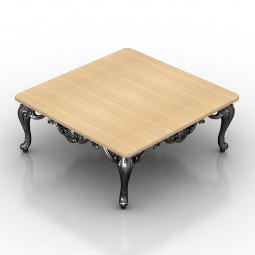 Table 3D model large preview
